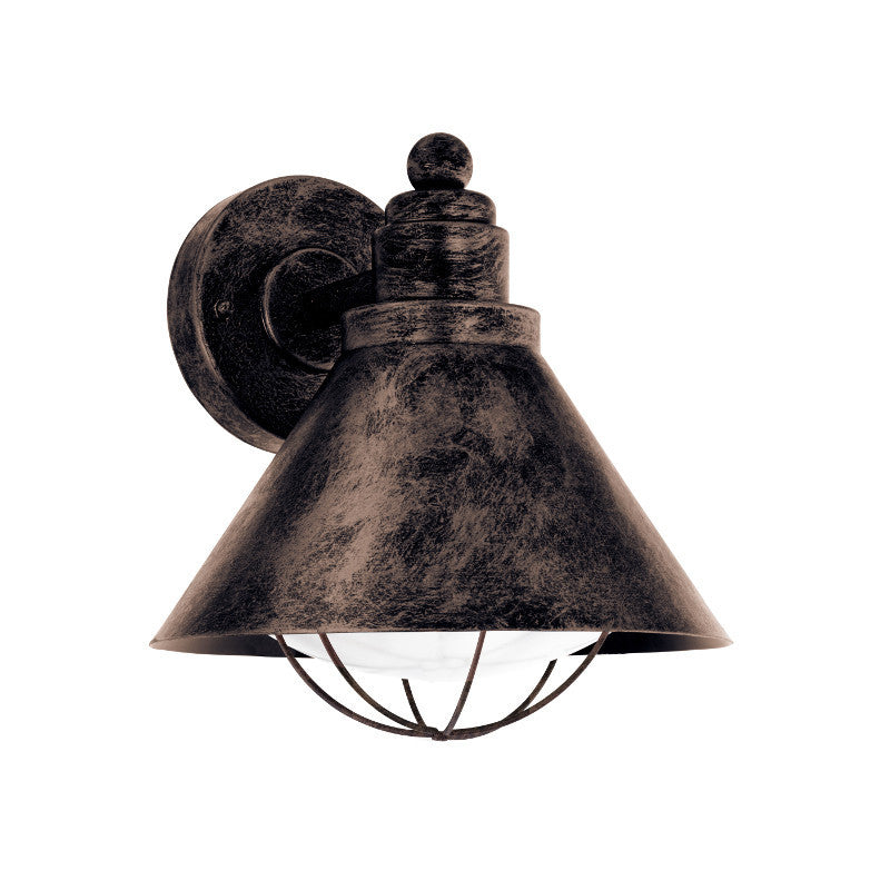 Eglo Barrosela Antique Copper Finish Outdoor Wall Light 94858 by Eglo Outdoor Lighting