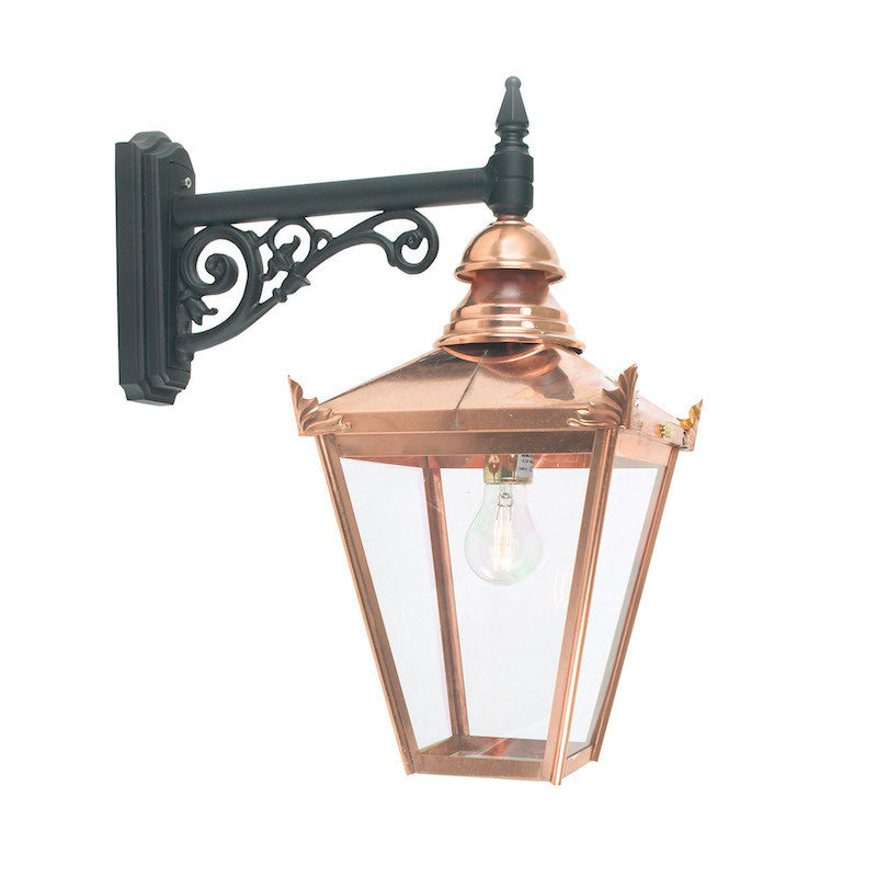 Elstead Chelsea Copper Outdoor Downlighter Wall Lantern