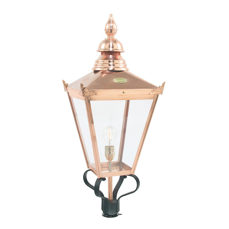 Elstead Chelsea Large Copper Outdoor Post Lantern