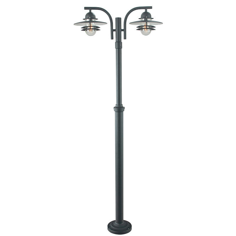 Elstead Oslo Black Outdoor Lamp Post Light