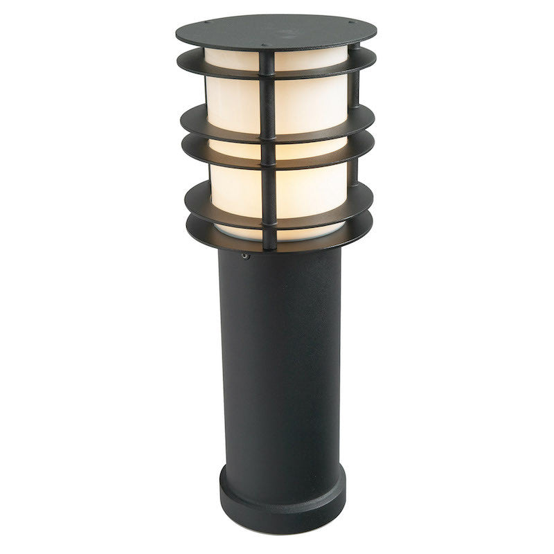 Elstead Stockholm Black Medium Bollard Light