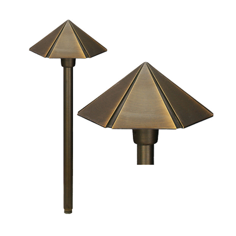 Elstead Bronze18 Aged Bronze Finish Hex Garden Pagoda Light