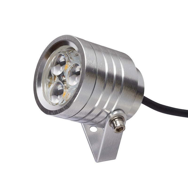 Elstead Elite 5 Anodised Aluminium Medium Garden LED Multi-Directional Spot Light