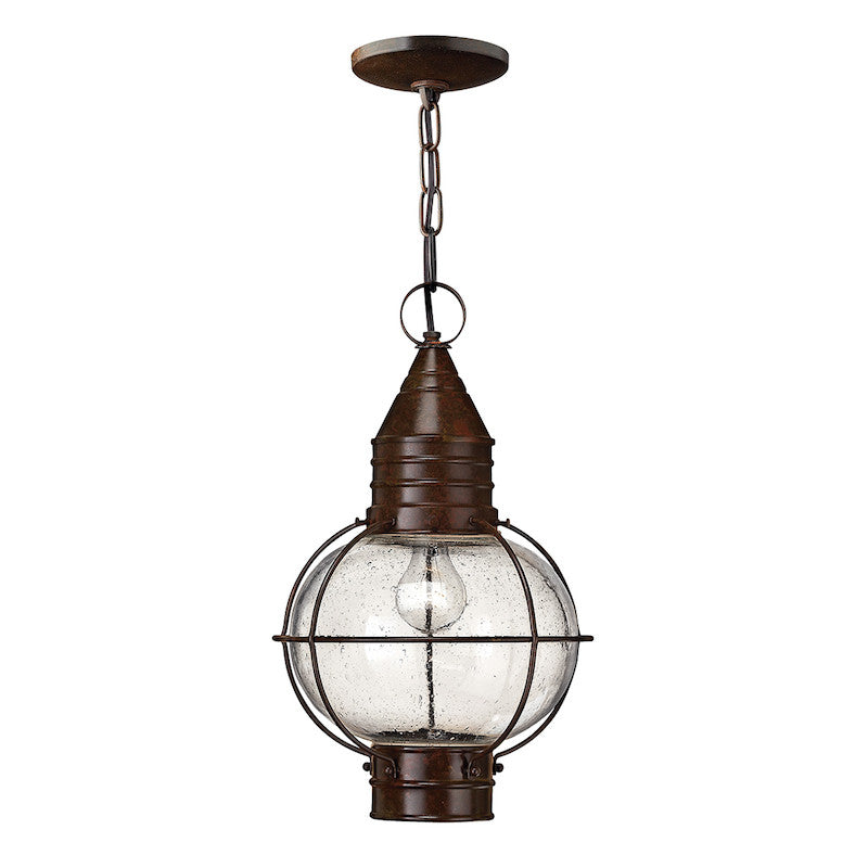 Elstead Cape Cod Sienna Bronze Finish Small Duo Mount Outdoor Pendant Lantern