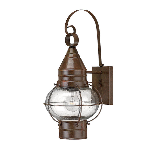 Elstead Cape Cod Sienna Bronze Finish Medium Outdoor Wall Lantern