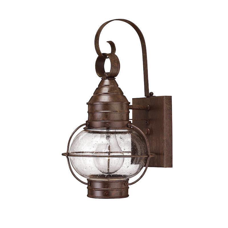 Elstead Cape Cod Sienna Bronze Finish Small Outdoor Wall Lantern