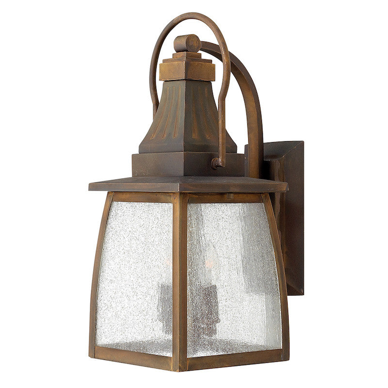 Elstead Montauk Sienna Finish Medium Outdoor Wall Lantern