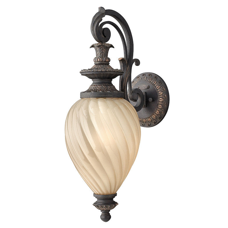 Elstead Montreal Aged Iron Medium Outdoor Wall Lantern