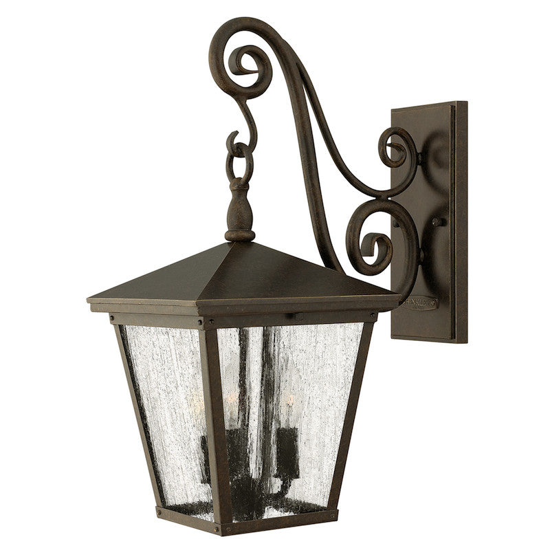 Elstead Trellis Regency Bronze Medium Outdoor Wall Lantern