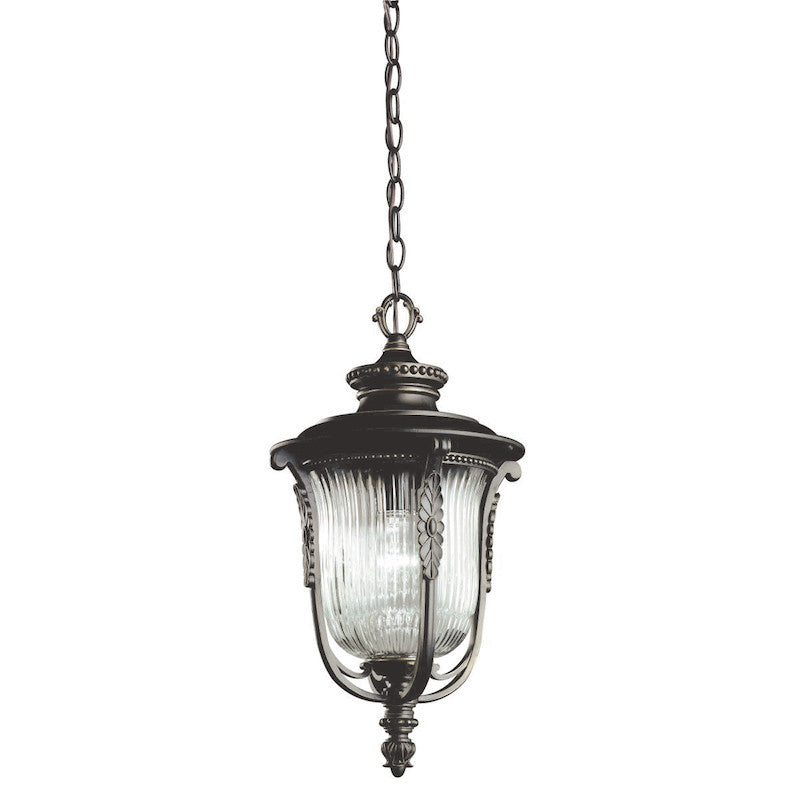 Elstead Luverne Rubbed Bronze Finish Outdoor Pendant Lantern