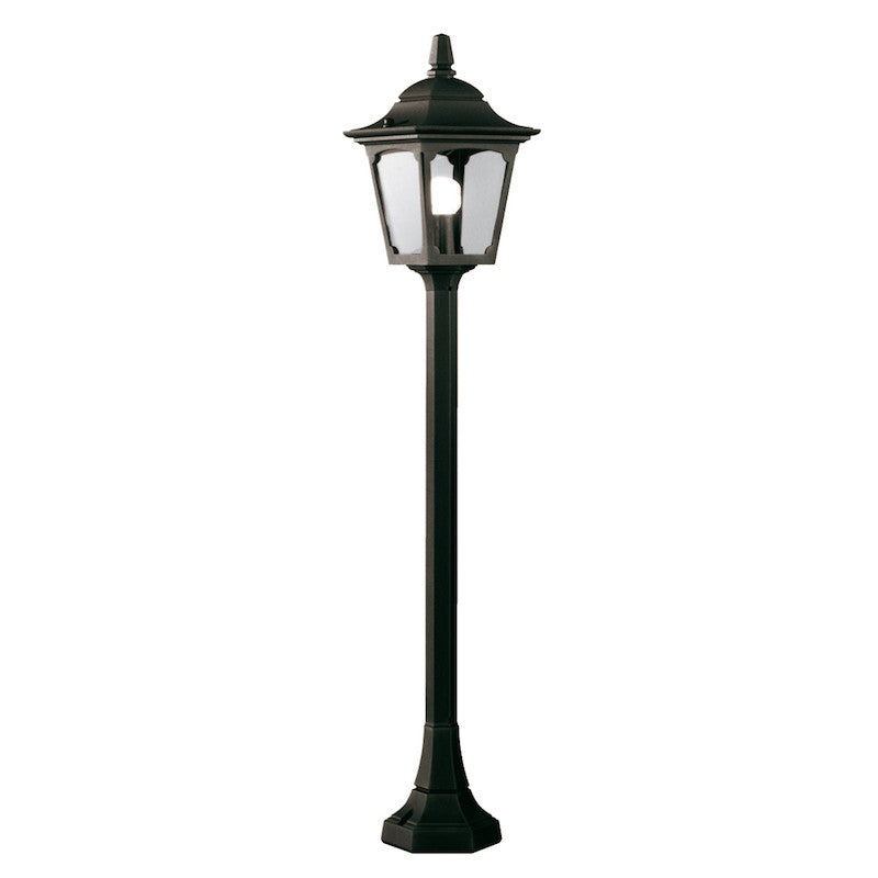 Elstead Chapel Black Finish Outdoor Mini Pillar Lantern