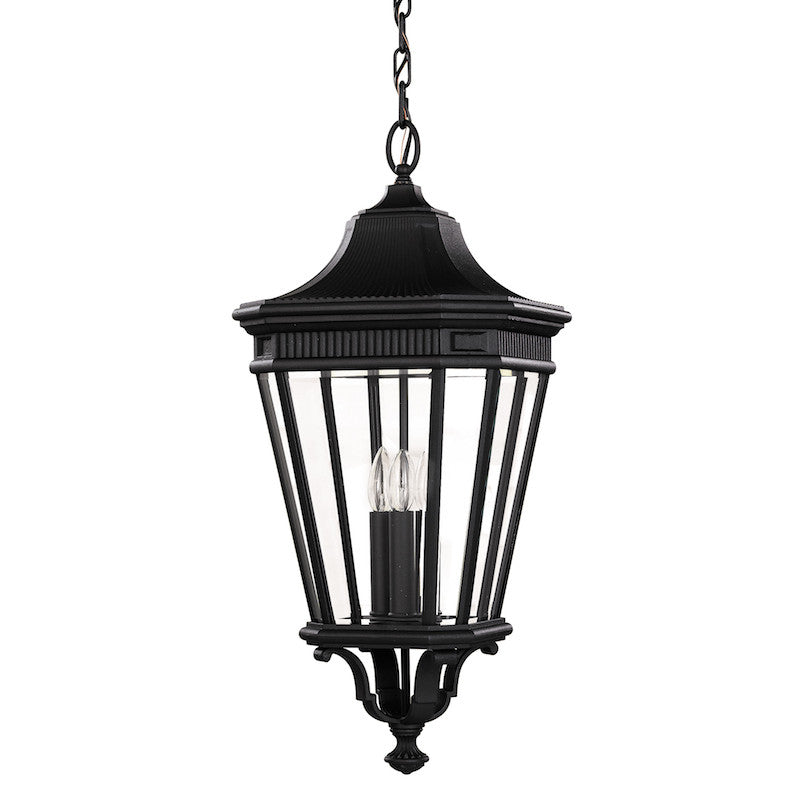 Elstead Cotswold Lane Black Large Outdoor Pendant Lantern