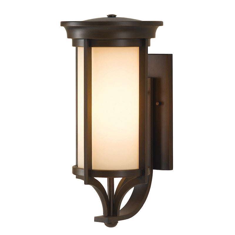 Elstead Merrill Heritage Bronze Finish Medium Outdoor Wall Lantern