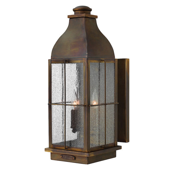 Elstead Bingham Sienna Finish Large Outdoor Wall Lantern