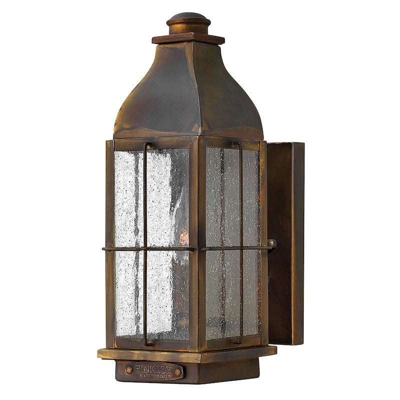 Elstead Bingham Sienna Finish Small Outdoor Wall Lantern