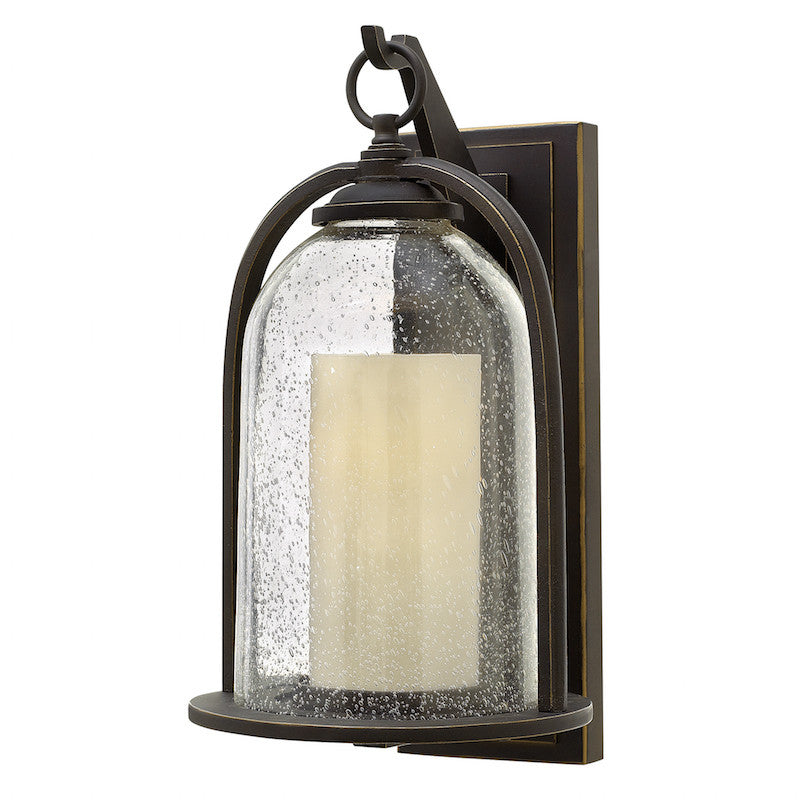 Elstead Quincy Oil Rubbed Bronze Finish Medium Outdoor Wall Lantern