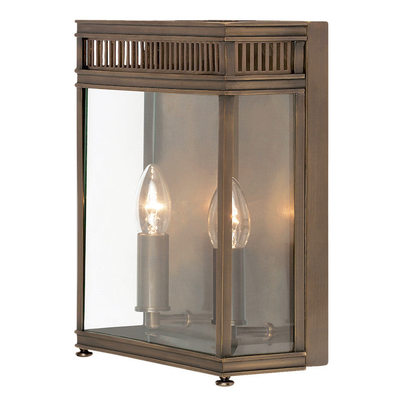 Elstead Holborn Dark Bronze Finish Medium Outdoor Wall Light