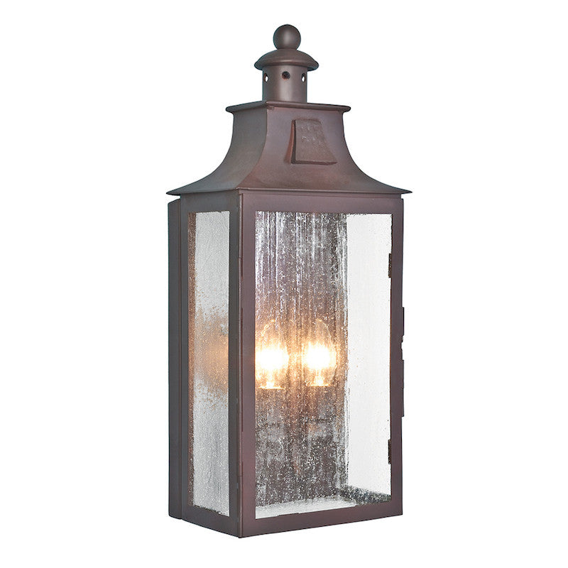 Elstead Kendal Old Bronze Finish Outdoor Wall Lantern