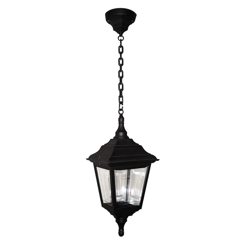 Elstead Kerry Black Finish Outdoor Pendant Lantern