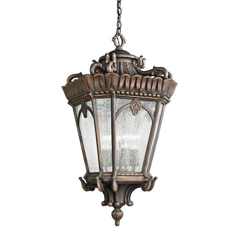 Elstead Tournai Londonderry Finish Grand Outdoor Pendant Lantern