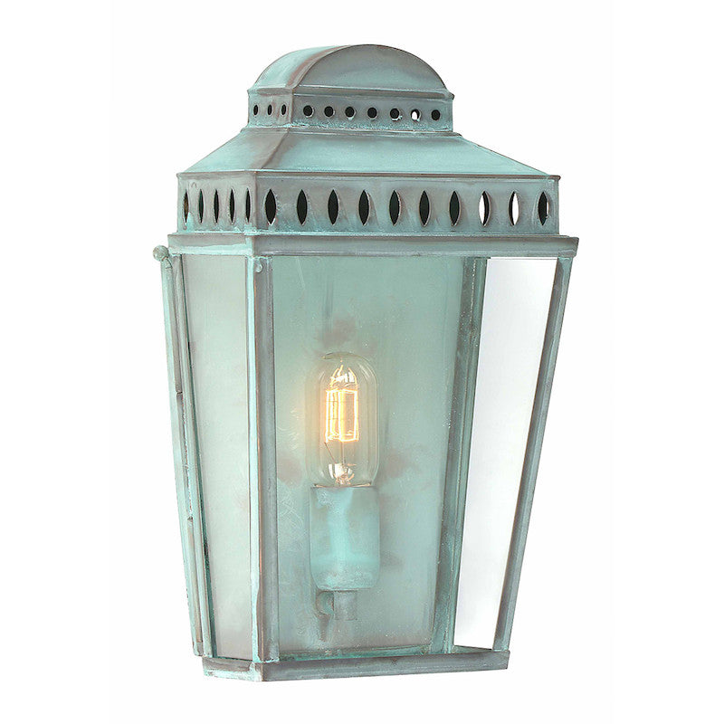 Elstead Mansion House Verdigris Finish Outdoor Flush Wall Lantern