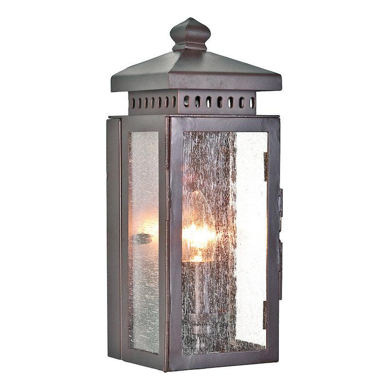 Elstead Matlock Old Bronze Finish Outdoor Wall Lantern