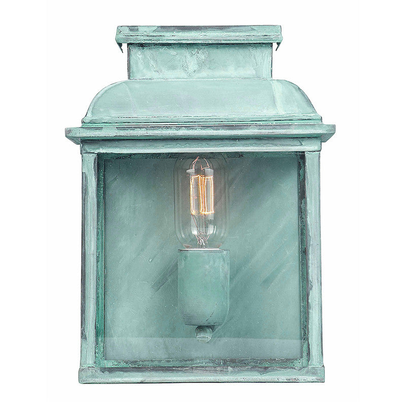 Elstead Old Bailey Verdigris Finish Outdoor Wall Lantern