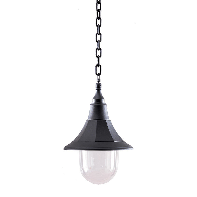 Elstead Shannon Black Finish Outdoor Pendant Lantern