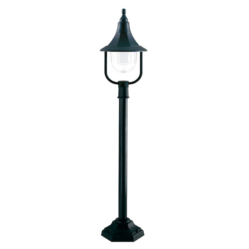 Elstead Shannon Black Finish Outdoor Pillar Lantern