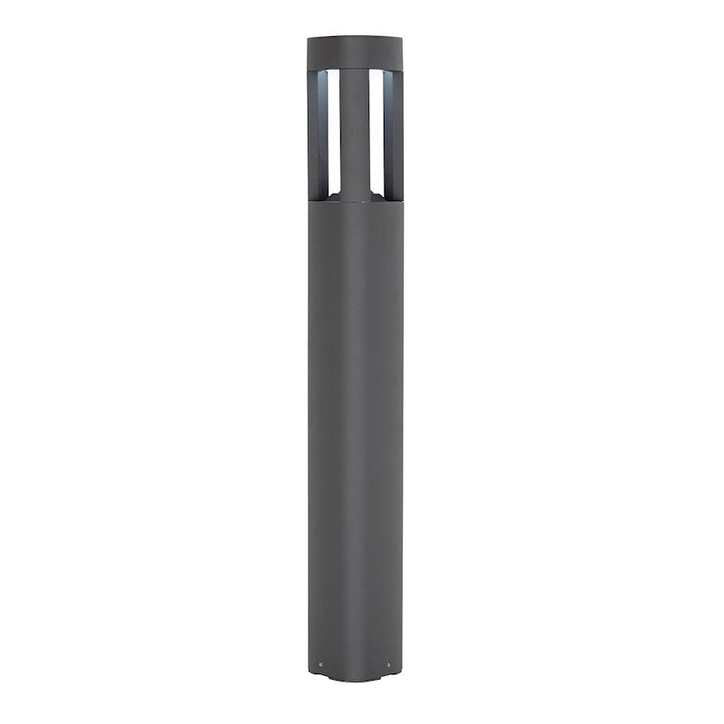 Endon Tribeca Grey Finish LED Outdoor Bollard Light