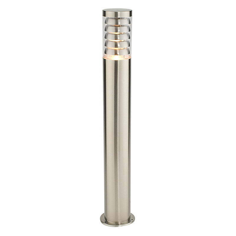 Endon Tango Brushed Stainless Steel Finish Outdoor Bollard Light 13923