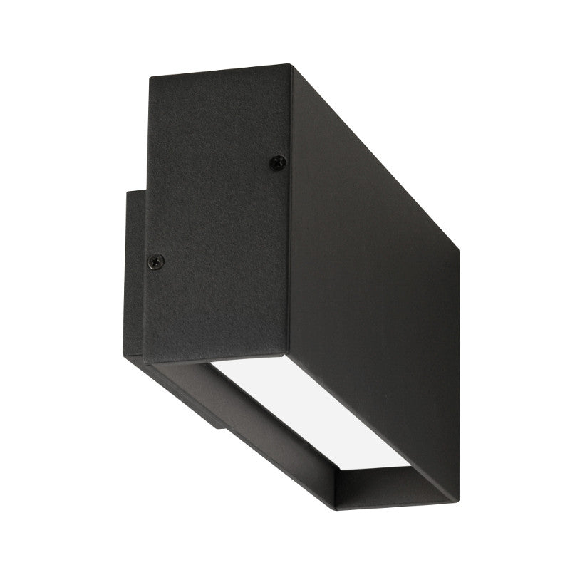 Oaks Burze Dark Grey Finish Outdoor LED Wall Light 167 DG by Oaks Outdoor Lighting