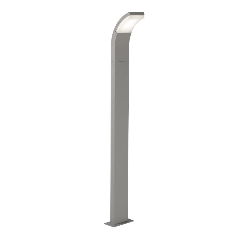 Oaks Kroz Silver Grey Finish Outdoor LED Mini Post Light 185/1000 SG by Oaks Outdoor Lighting