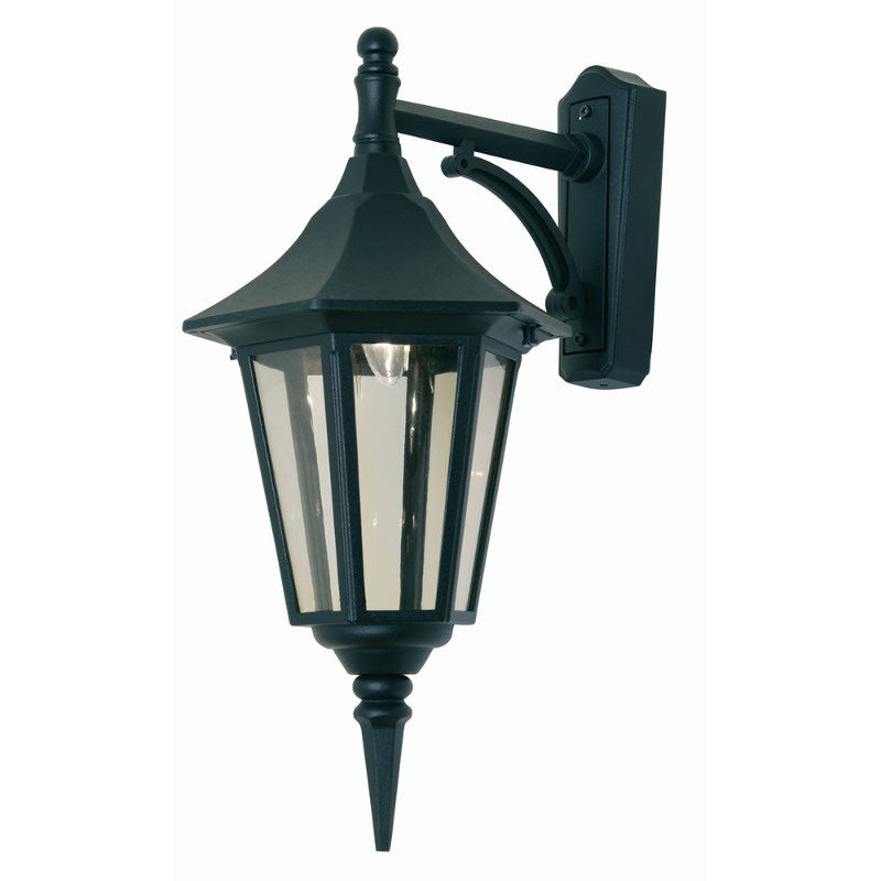 Oaks Cardinal Black Finish Outdoor Downlighter Wall Light 191 DOWN BK by Oaks Outdoor Lighting