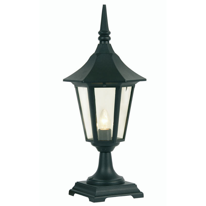 Oaks Cardinal Black Finish Outdoor Pedestal Light 191 PED BK by Oaks Outdoor Lighting