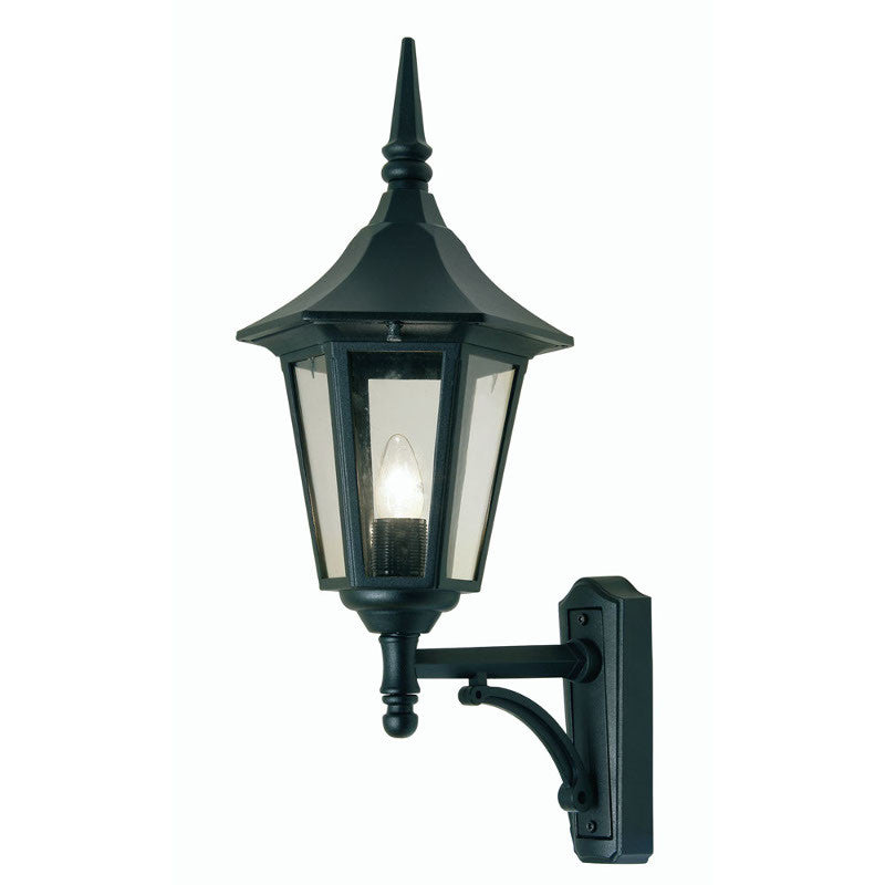 Oaks Cardinal Black Finish Outdoor Uplighter Wall Light 191 UP BK by Oaks Outdoor Lighting