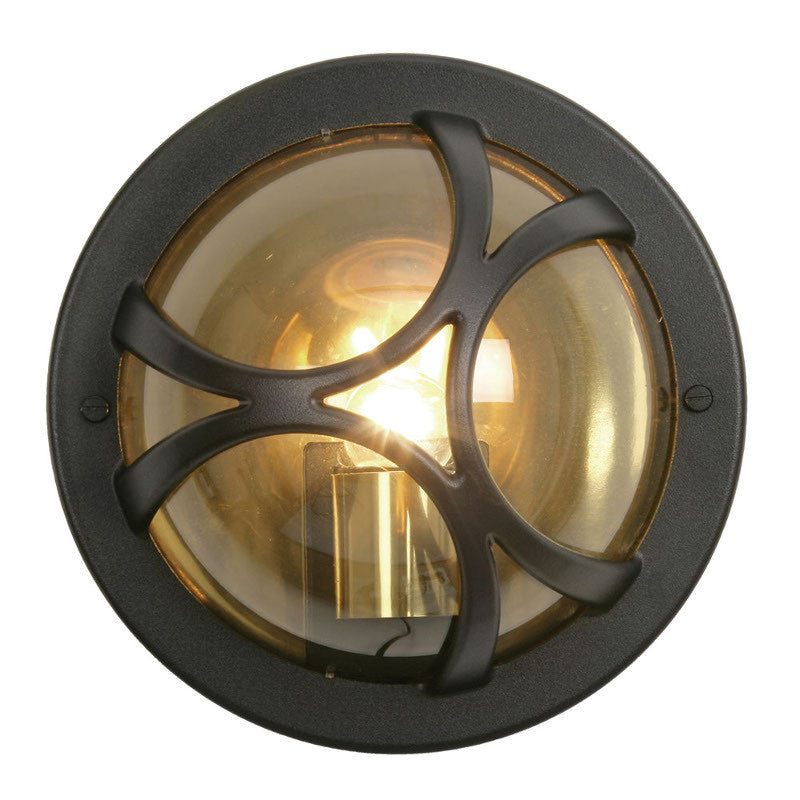 Oaks Holford Black Finish Outdoor Flush Light 210 BK by Oaks Outdoor Lighting