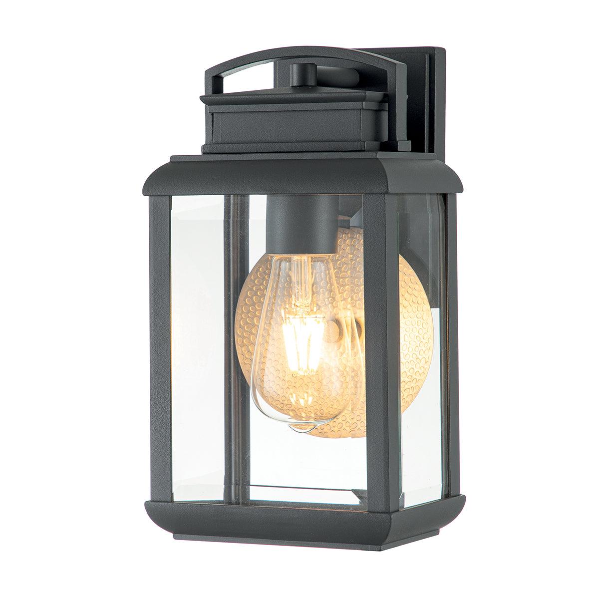 Quoizel Byron 1 Light Small Graphite Outdoor Wall Light