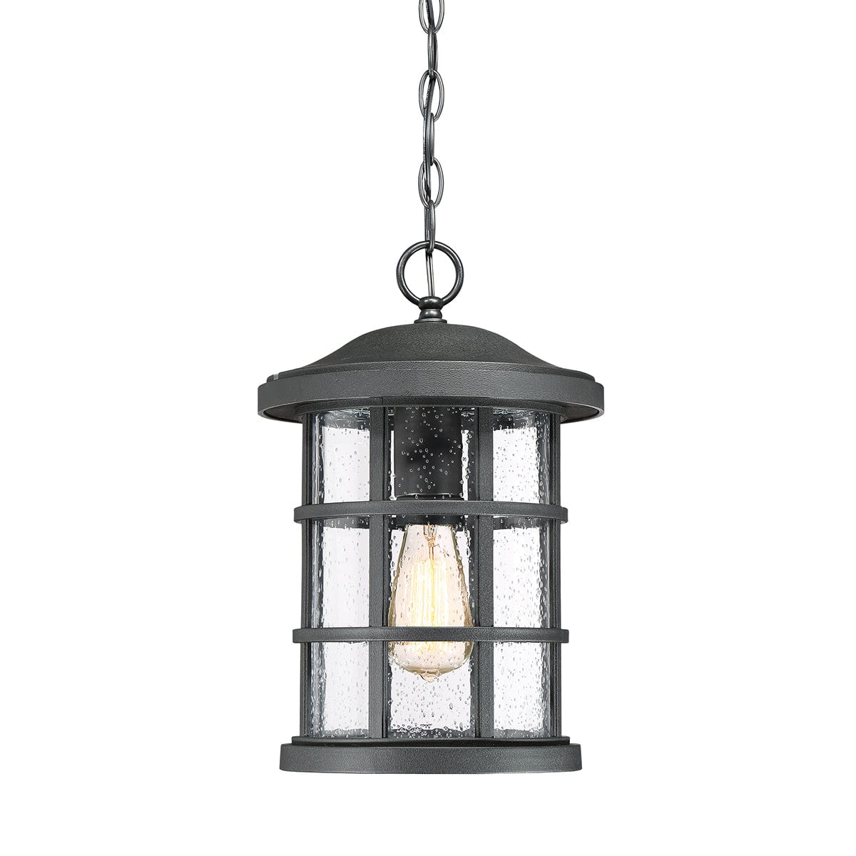 Quoizel Crusade 1 Light Chain Lantern QZ-CRUSADE8-BLK