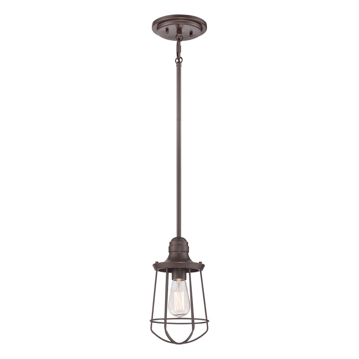 Quoizel Marine 1 Light Bronze Mini Outdoor Pendant Light