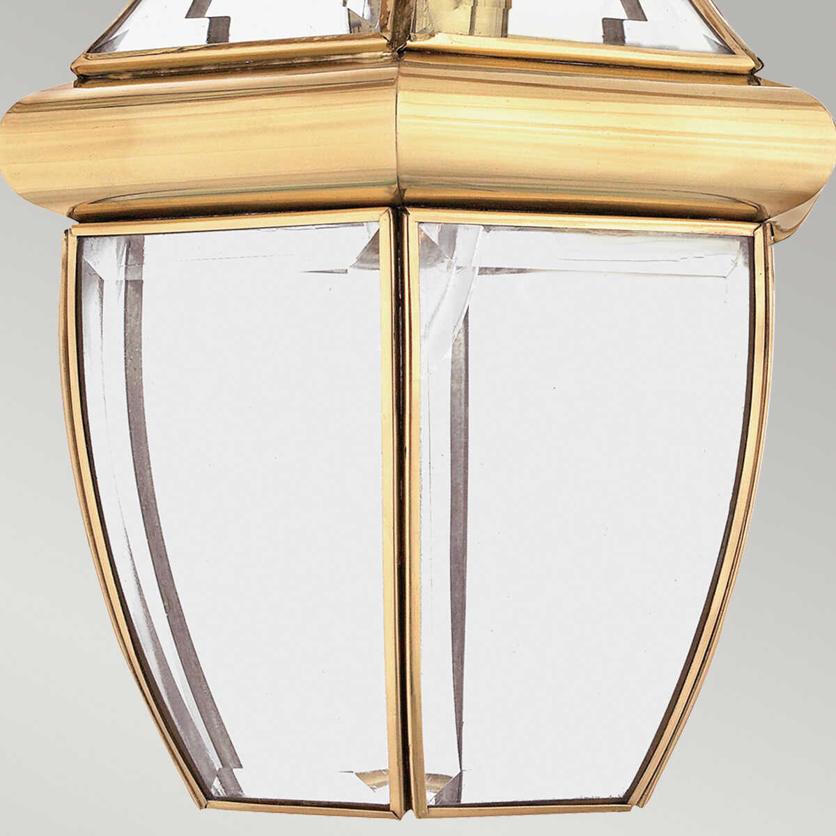 Quoizel Newbury 1 Light Medium Polished Brass Chain Lantern