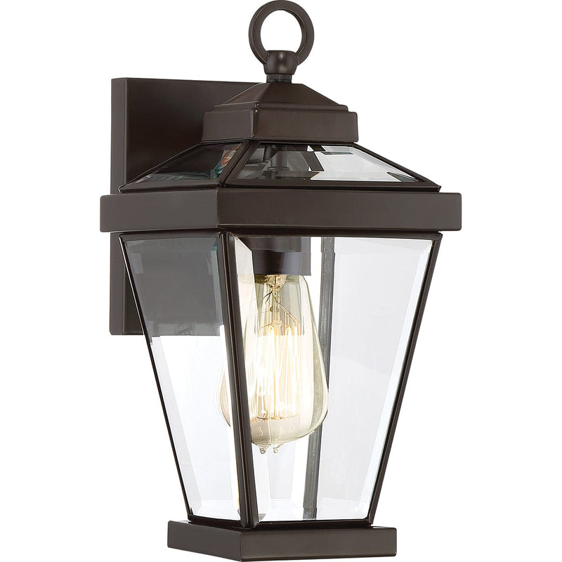 Quoizel Ravine Small Western Bronze Outdoor Wall Lantern