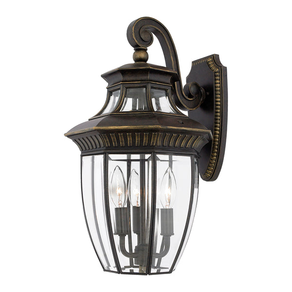 Elstead Georgetown Imperial Bronze Finish Medium Outdoor Wall Lantern