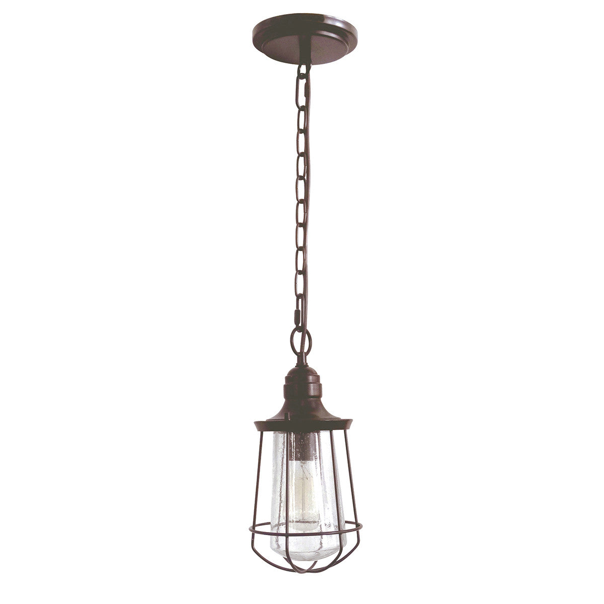 Elstead Marine Western Bronze Finish Small Outdoor Pendant Lantern