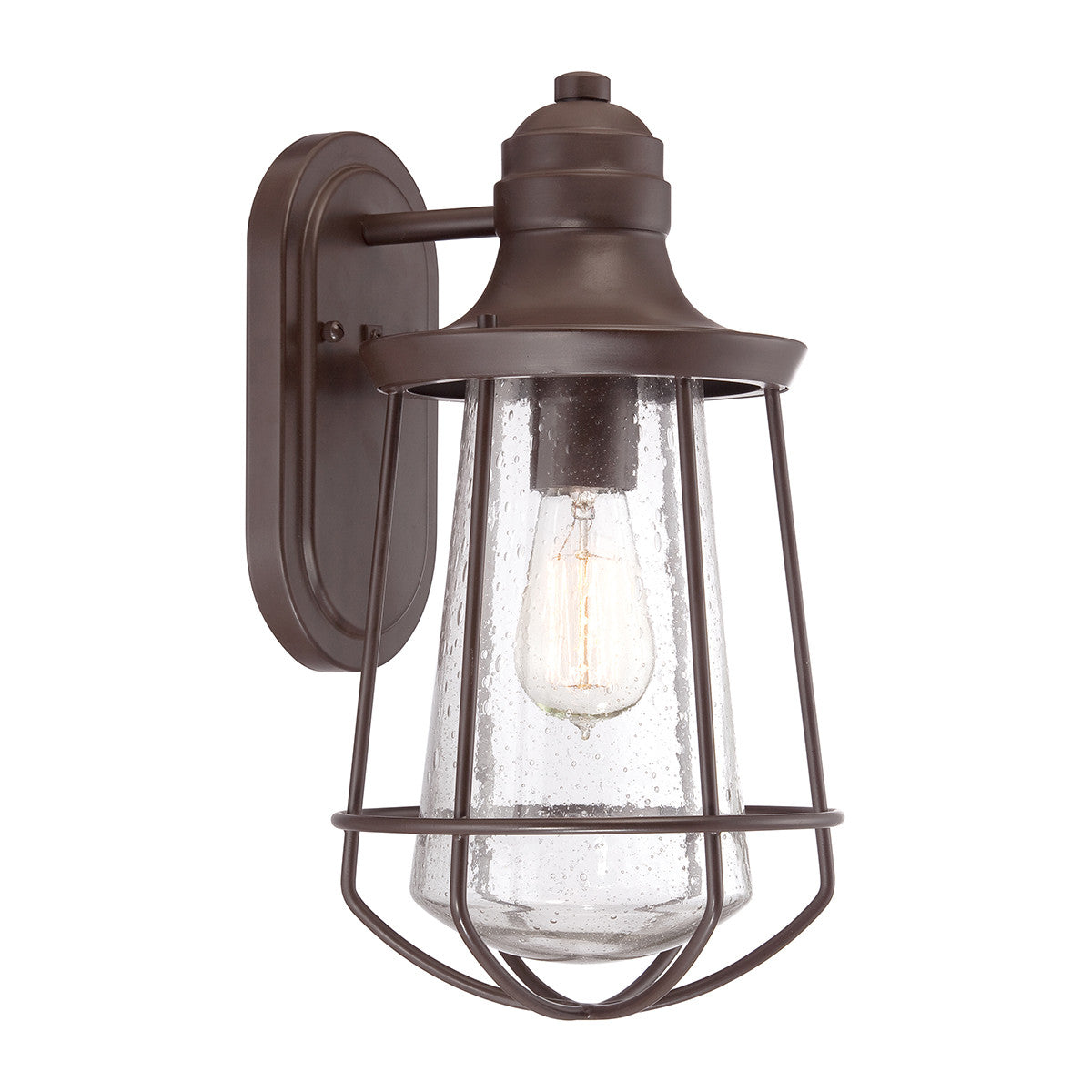 Elstead Marine Western Bronze Finish Medium Outdoor Wall Lantern