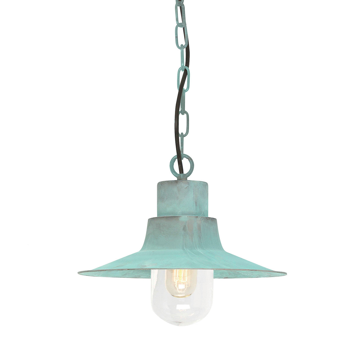 Elstead Sheldon Verdigris Finish Outdoor Pendant Lantern SHELDON CH V image