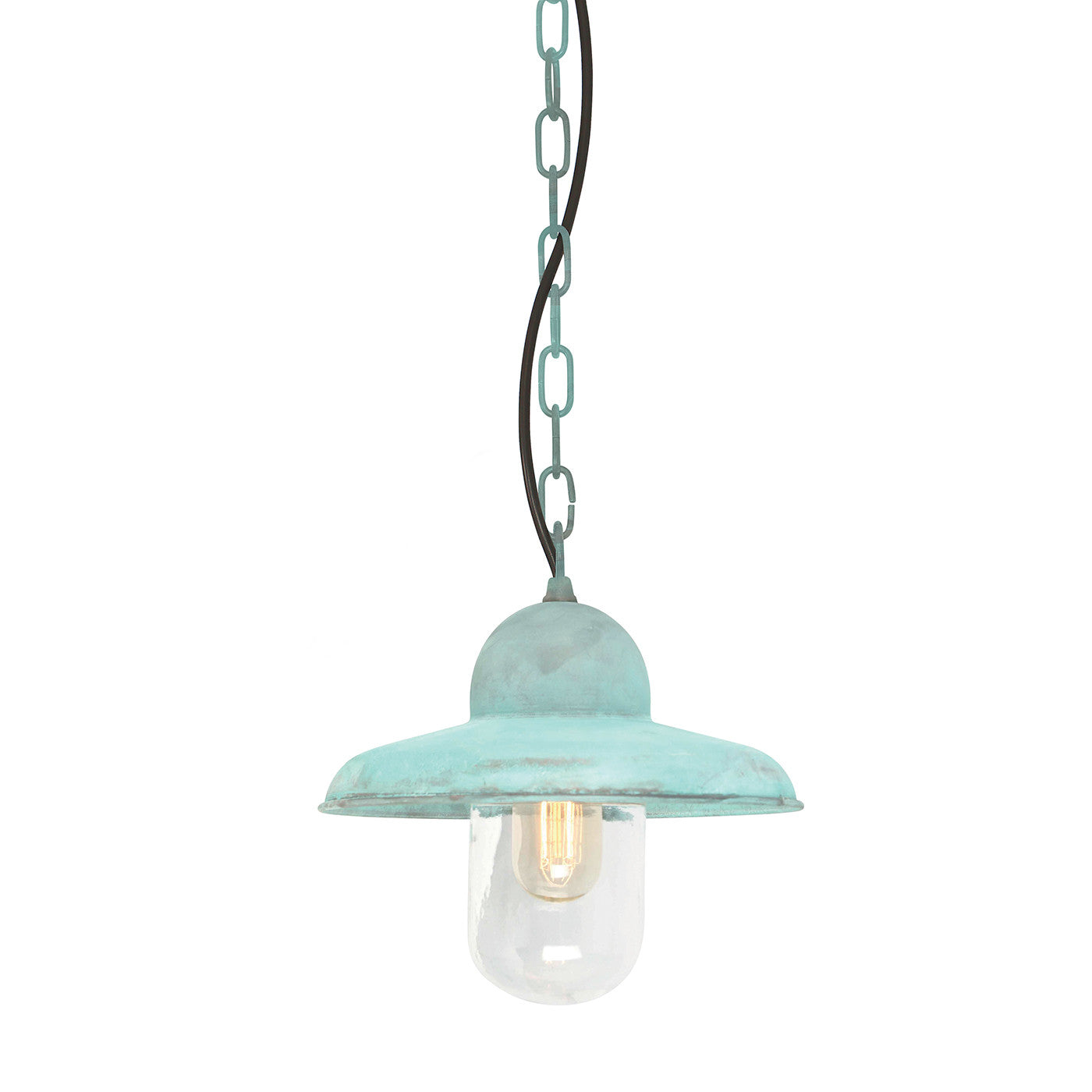 Elstead Somerton Verdigris Finish Outdoor Pendant Lantern