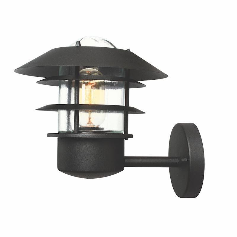 Elstead Helsingor Black Outdoor Wall Light by Elstead Outdoor Lighting