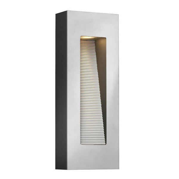 Hinkley Luna Medium Titanium Outdoor Wall Light by Elstead Outdoor Lighting