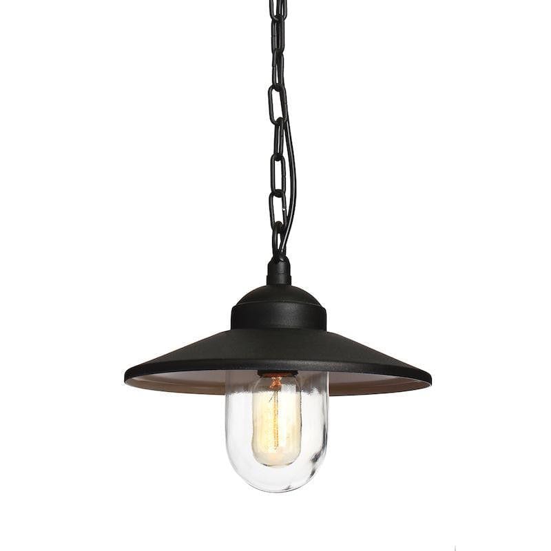 Elstead Klampenborg Black Outdoor Pendant by Elstead Outdoor Lighting